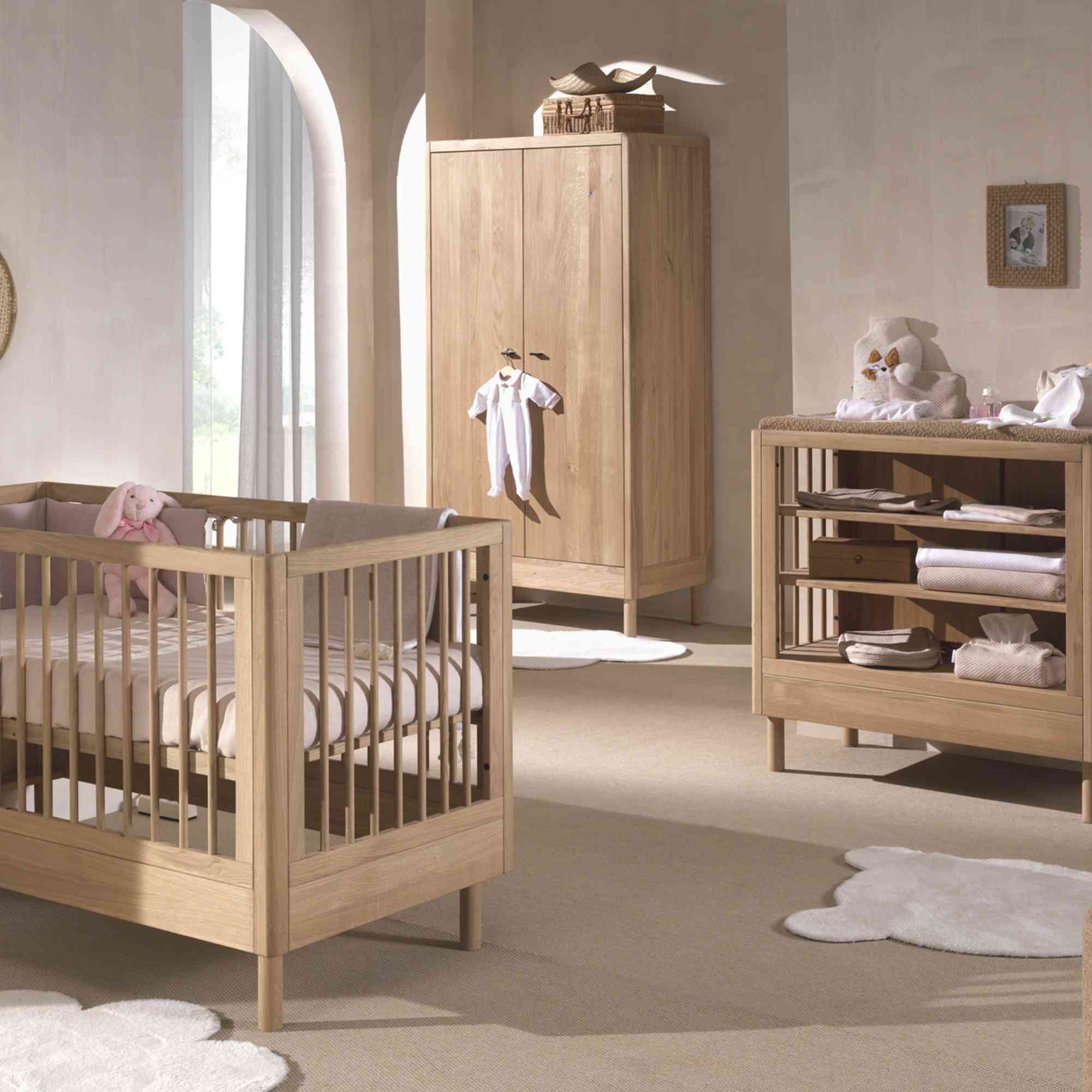 Lit pour les bébés qui pourra aussi évoluer avec la croissance de l'enfant