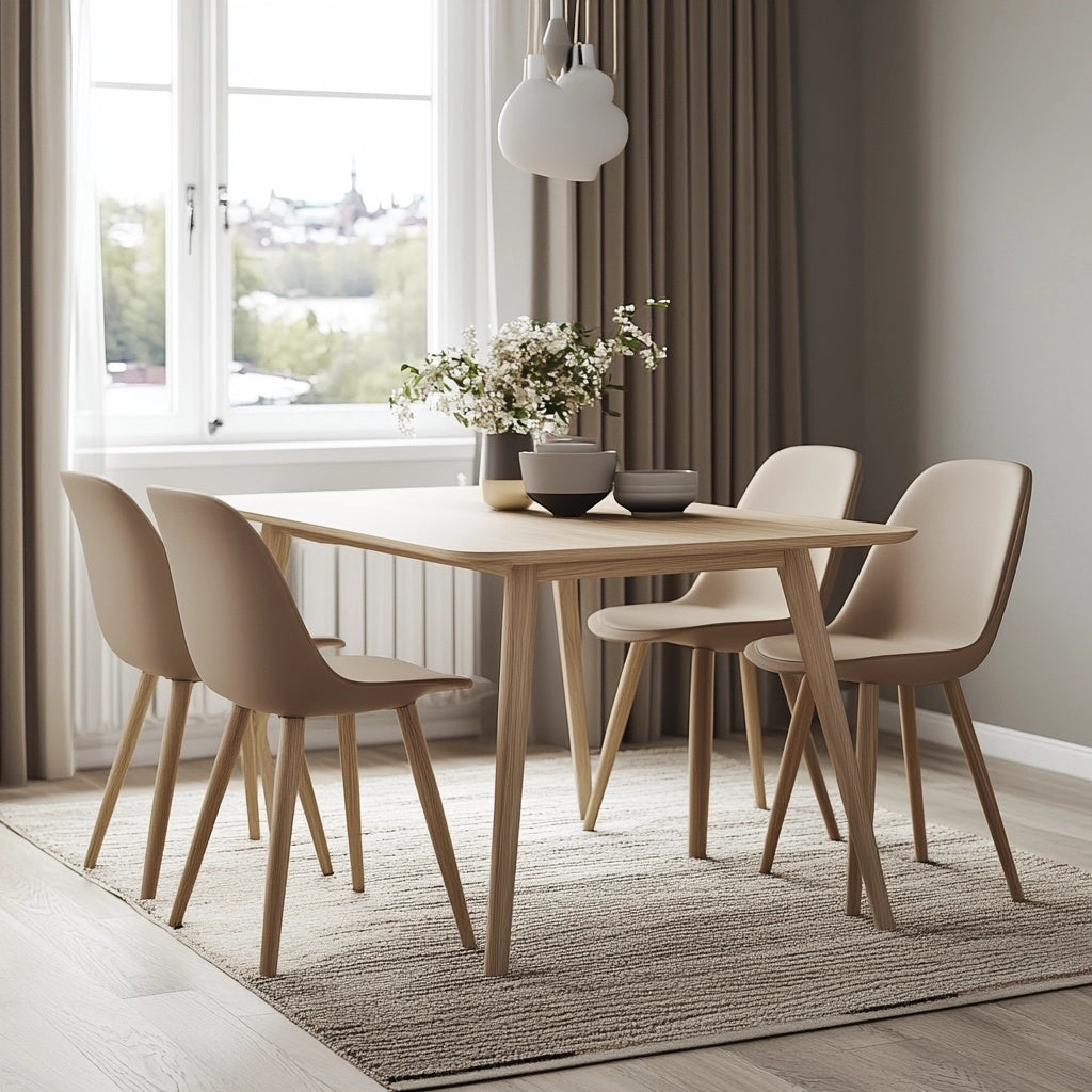 choisissez parmis de nombreuses tables et chaises, aux milles couleurs et matières