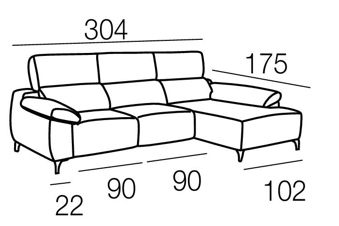 BELLANIO 7 places Méridienne