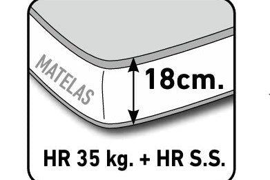Matelas 18cm