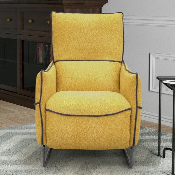 fauteuil lino couleur jaune