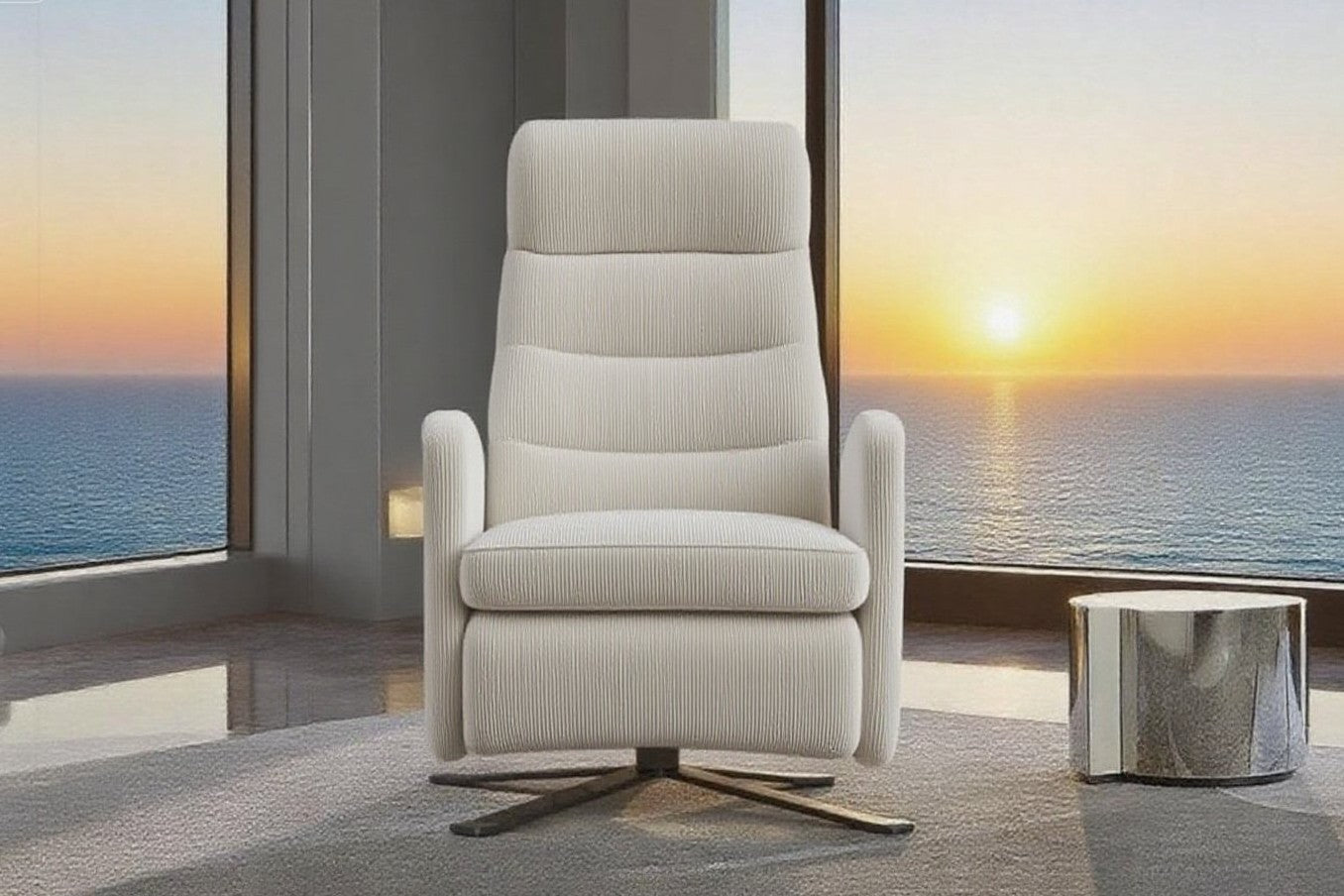 Fauteuil MAGIA relax électrique, USB, pivotant design 2025