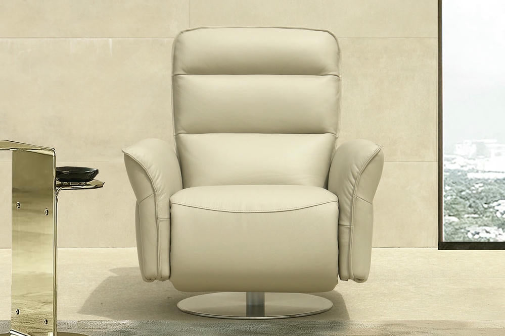 fauteuil opul avec relax manuel pivotant couleur beige
