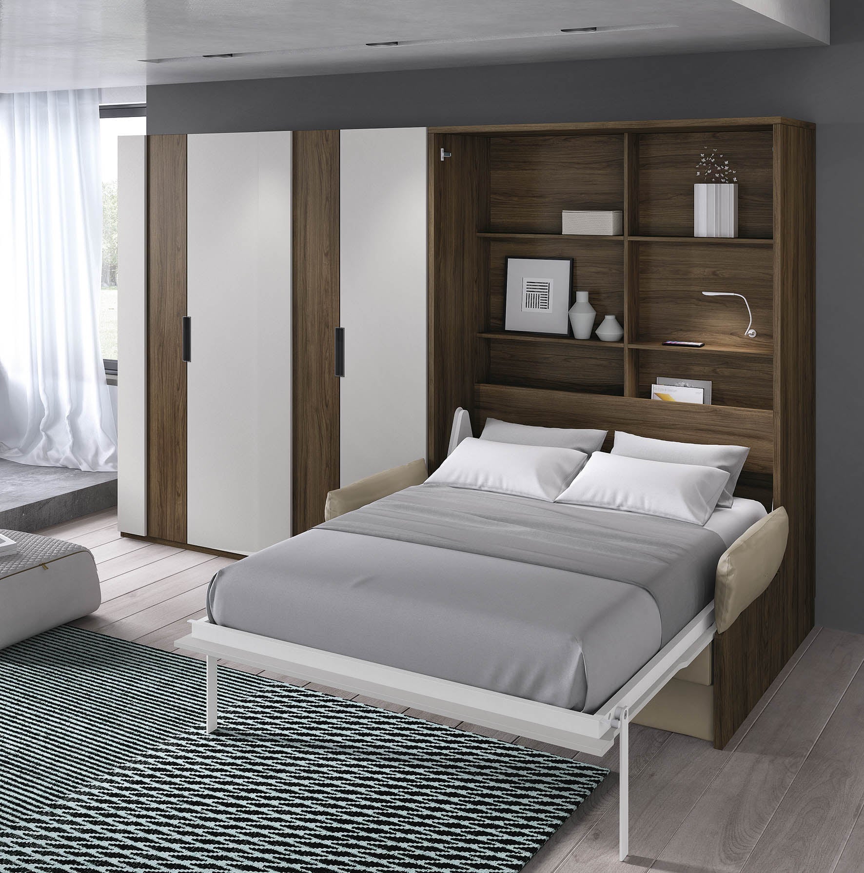 Lit avec Armoire Escamotable