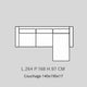 Ensemble couch 140x190 + mérid coffre G ou D