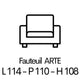 ARTE 1 Place 114cm