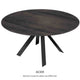 Ø 150cm (100/150) H76 Acier
