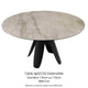 Ø 135cm (95/135) H76 Breccia