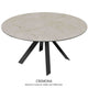 Ø 150cm (100/150) H76 Crémona