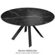 Ø 150cm (100/150) H76 Marbre Marquina