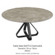 Ø 150cm (100/150) H76 Argile