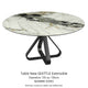 Ø 150cm (100/150) H76 Marbre Doro