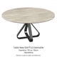 Ø 150cm (100/150) H76 Travertin