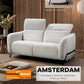 Canapé AMSTERDAM, 1 place Relax Electrique, 2 places Fixe, 3 places Relax électrique