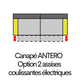 2 assises Electriques (Option)