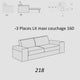 Couchage 160 X 190 + Jambes Relax électrique