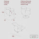 Fauteuil tissus - 2 pieds fixes