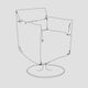 Option pied rond pivotant