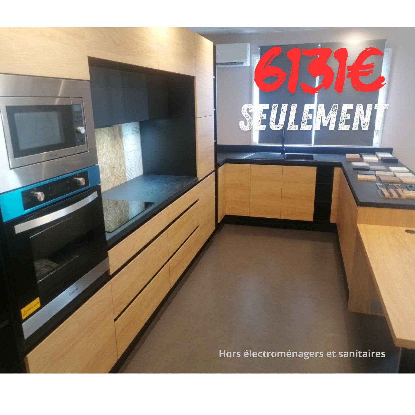 Exemple CUISINE Lazzari en U,  à 6131€