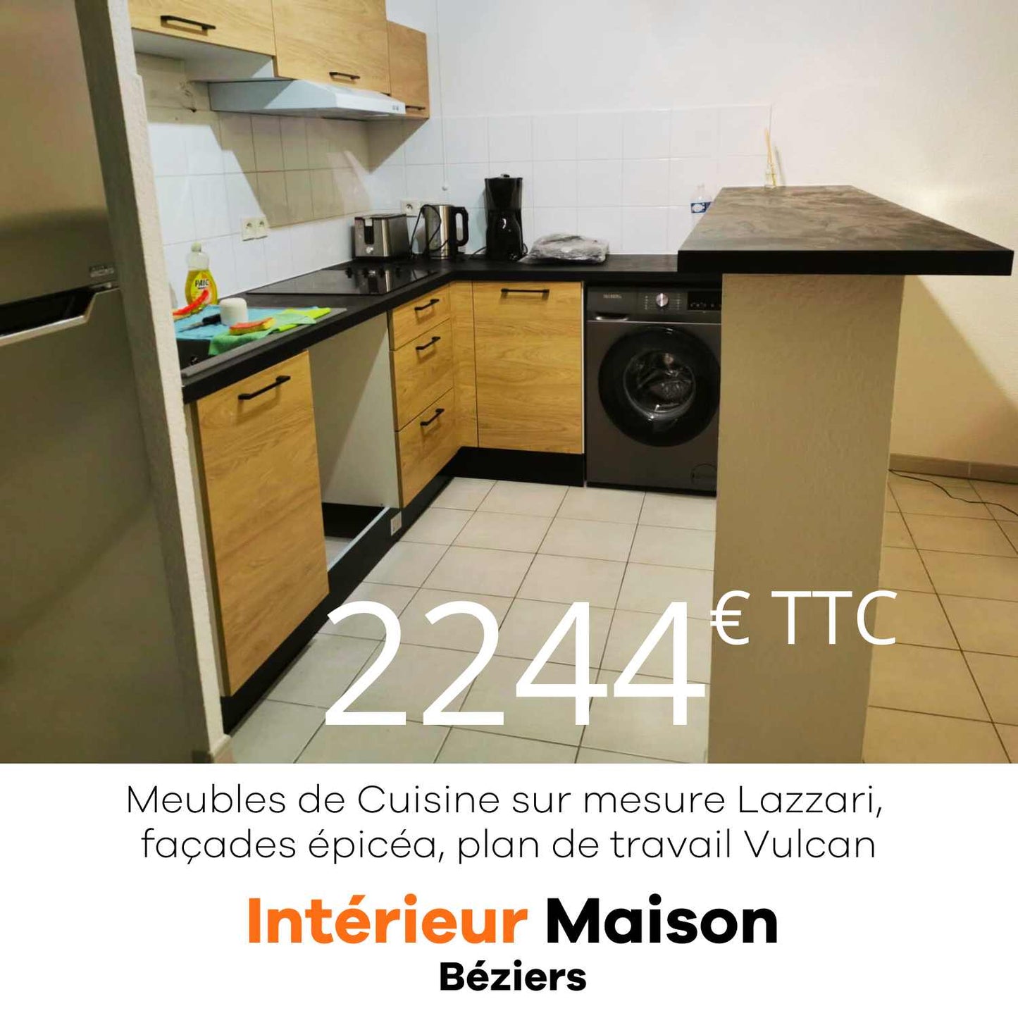 Exemple CUISINE Lazzari à 2244€