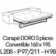 Couchage 160 x 195