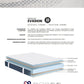 Matelas Dunlopillo Evasion Béziers 90x190 2x70x200 2x80x200 2x90x200