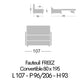 FREEZ 14 Couchage 80 x 190
