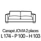 JOVIA 2 places 174cm