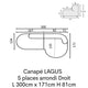 5 P Arrondi Droit 300x171cm