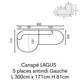 5 P Arrondi Gauche 300x171cm
