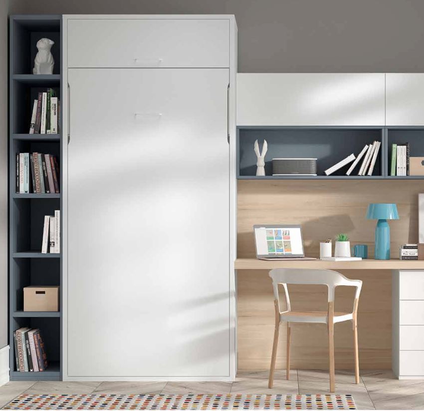 lit armoire escamotable vertical 1 personne