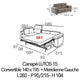 3/4 p + Mérid Coff Gauche + Couch 140 x 195