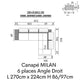6 p Angle Droit 270x224cm