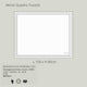Miroir Quadro  Toutchi L100 H80 cm