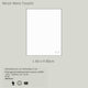 Miroir Retro Toutchi L60 H80 cm