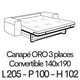 Couchage 140 X 190