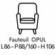 OPUL 1 Place 86cm