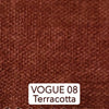 VOGUE 08 Velour fin Terracotta